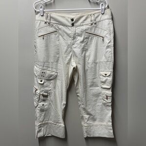 Bogner | White Cargo Capris